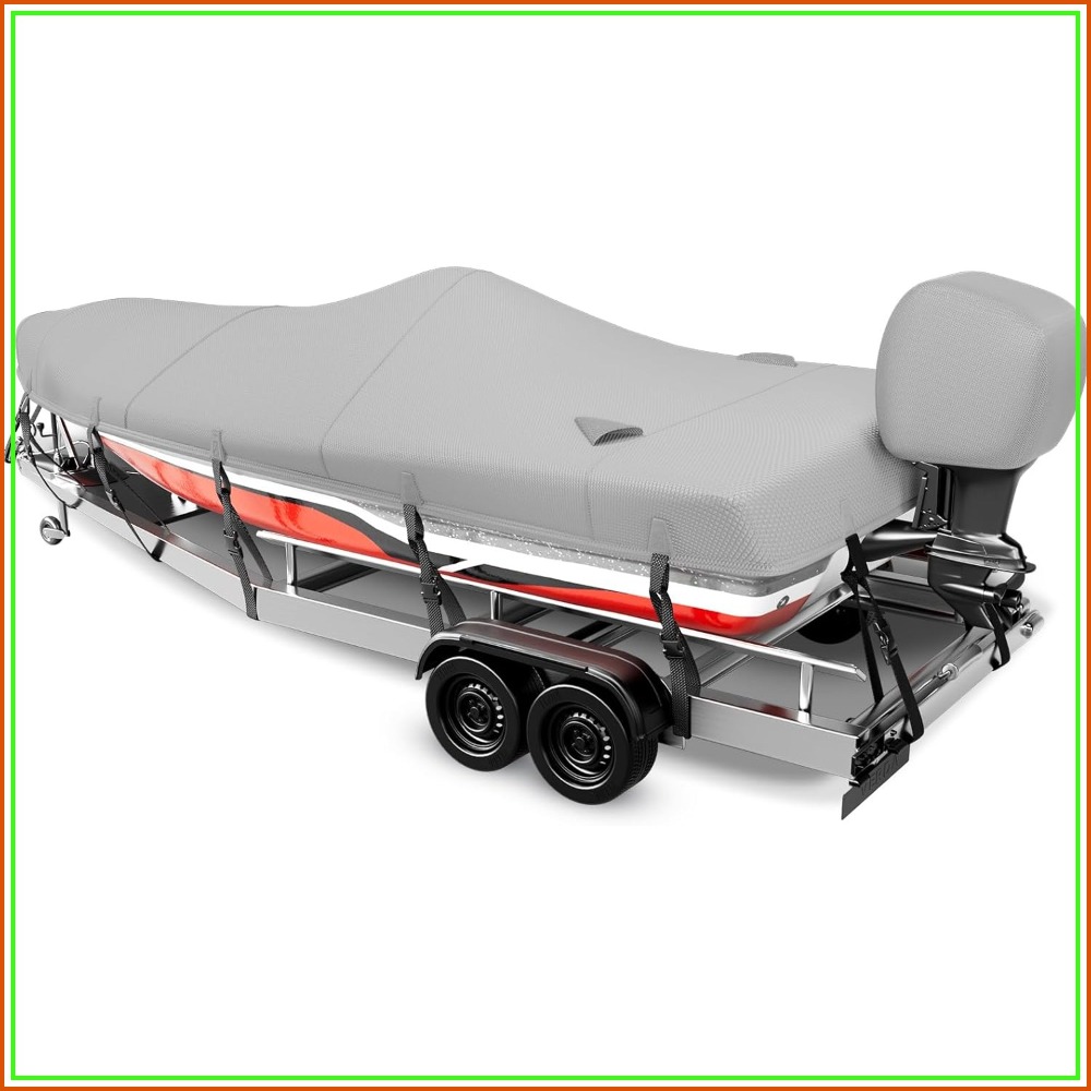 Boat Cover 20-22ft, 1200D Wate - Fishing Boat Trailer บทวิจารณ์และราคา