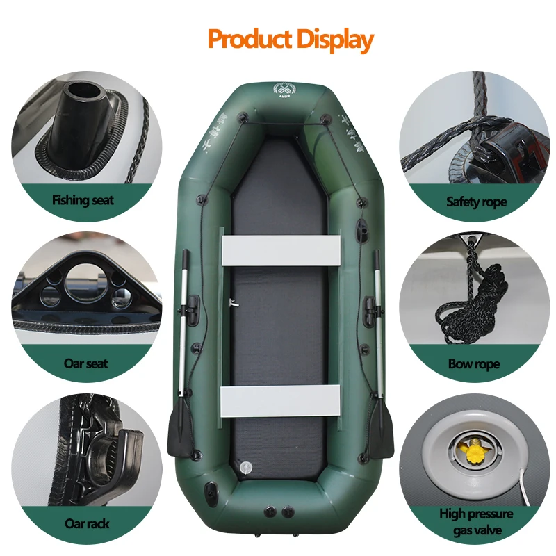 1.75~3.6m Green Fishing Kayak  - Fishing Boat Trailer บทวิจารณ์และราคา
