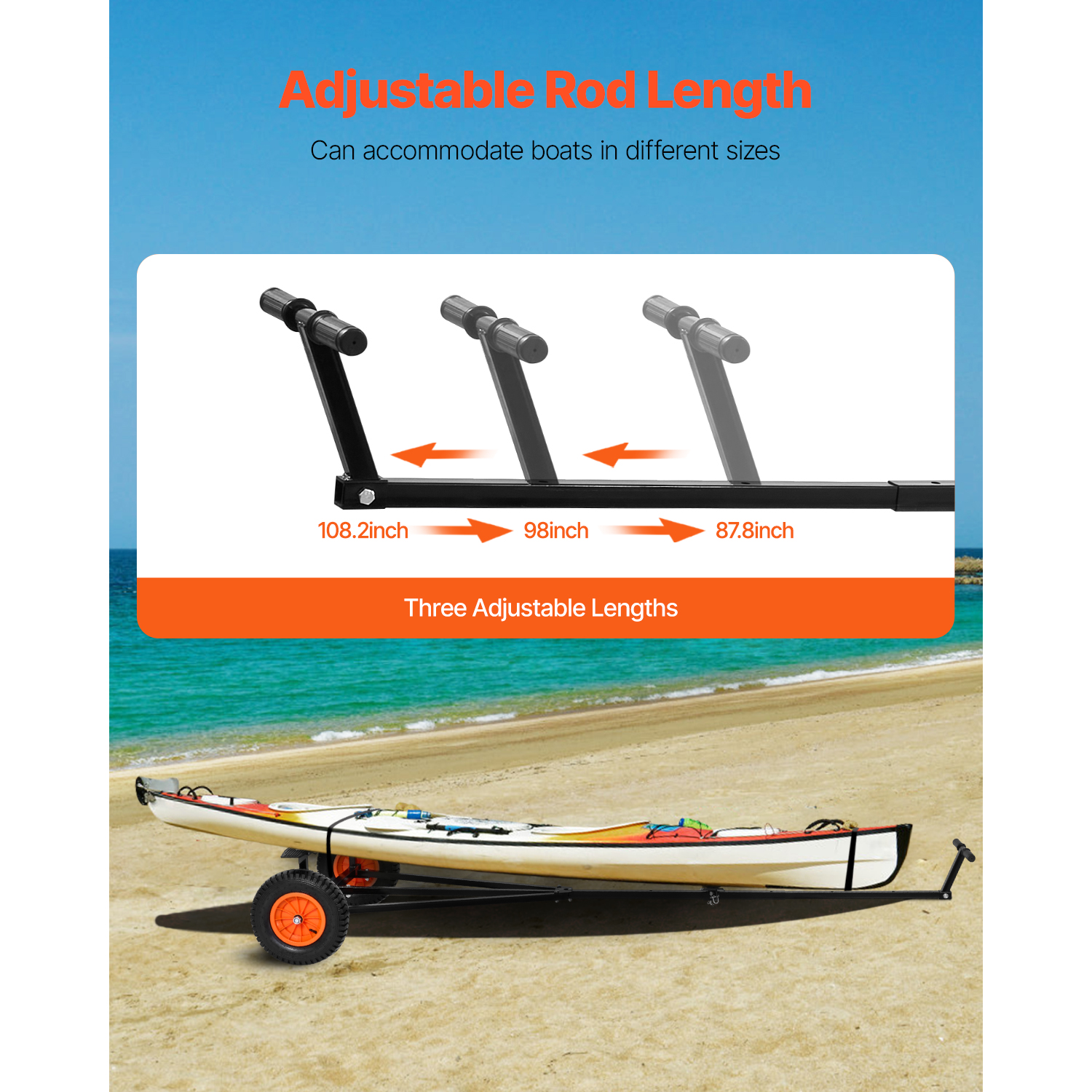 SucceBuy 420lbs Boat Trailer D - Fishing Boat Trailer บทวิจารณ์และราคา