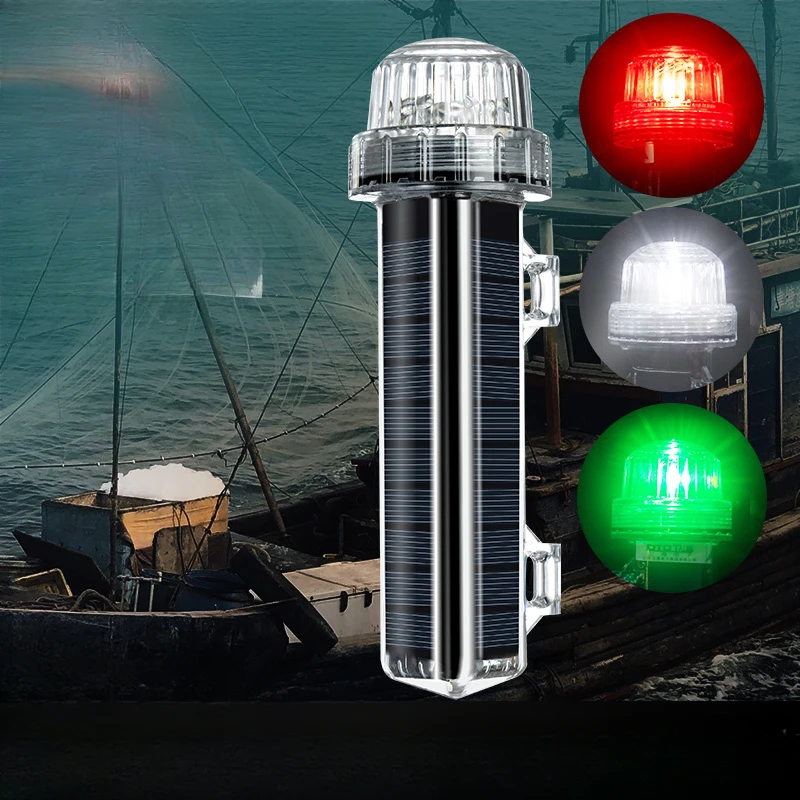 New Solar Ocean Signal Light N - Fishing Boat Trailer บทวิจารณ์และราคา